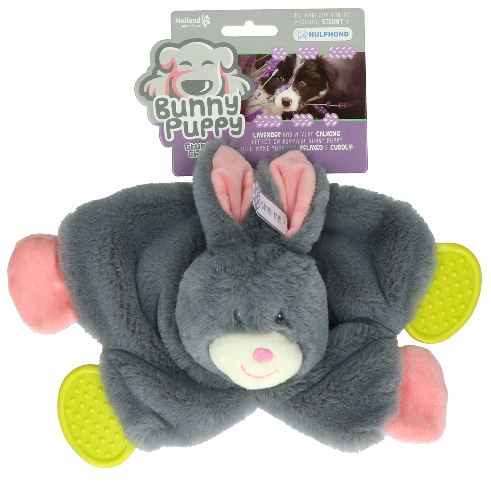 Bunny Puppy Crunchy Chew Knuffelkonijntje voor Pups - afbeelding 1