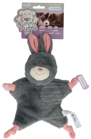 Bunny Puppy Crunchy Knot knuffelkonijntje met lavendel voor pups