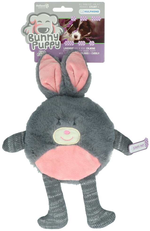 Bunny Puppy Flat Rabbit - Knuffelkonijntje voor Pups - afbeelding 1
