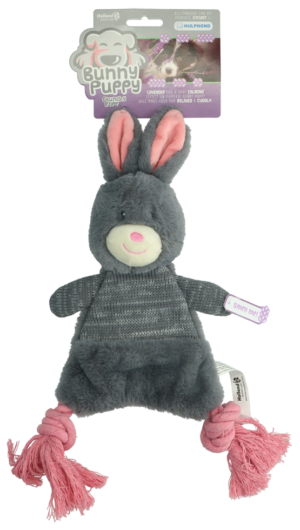 Bunny Puppy Crunchy Rope - Knuffelkonijntje voor Pups met Lavendel