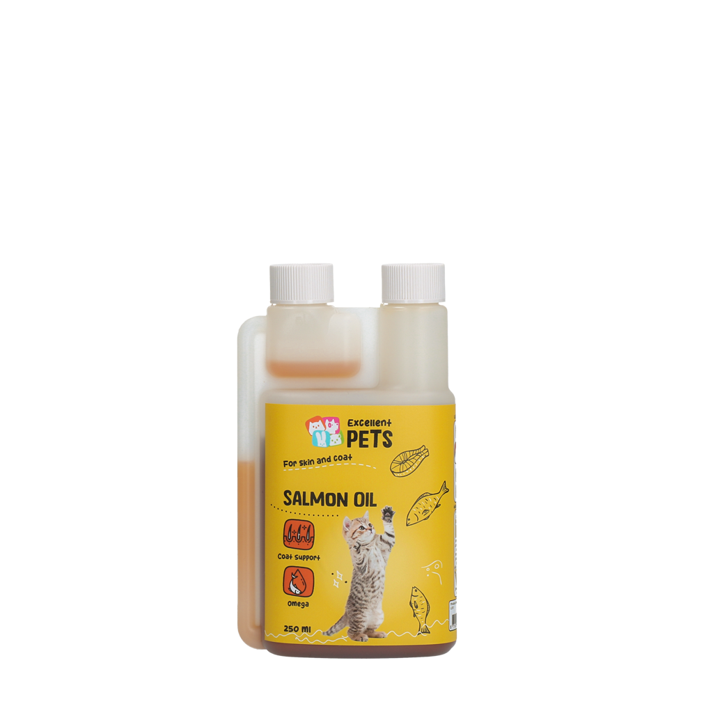 Excellent Pets Cat Salmon Oil 250 ml - Zalmolie voor Katten - afbeelding 1
