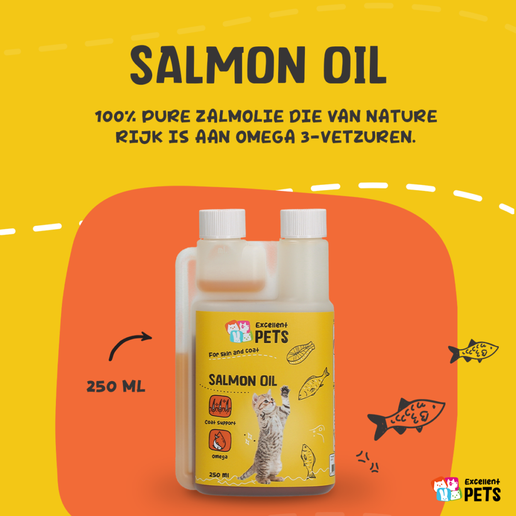 Excellent Pets Cat Salmon Oil 250 ml - Zalmolie voor Katten - afbeelding 4
