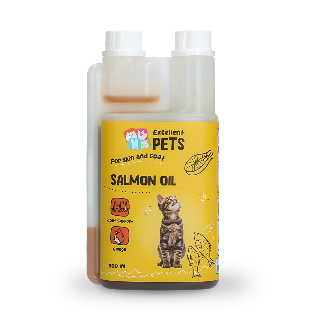 Excellent Pets Cat Salmon Oil 500 ml - Zalmolie voor Katten - afbeelding 1