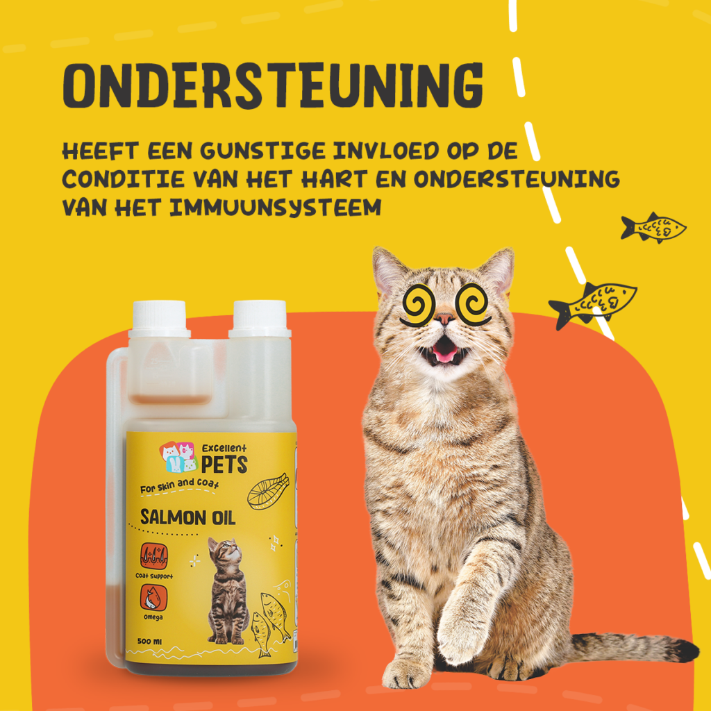 Excellent Pets Cat Salmon Oil 500 ml - Zalmolie voor Katten - afbeelding 5