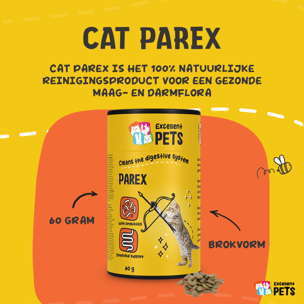 Excellent Pets Cat Parex 60 g - Supplement voor Katten - afbeelding 5