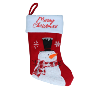 Kerstsokken Christmas Stocking Wooly Snowman - Hofman Animal Care
