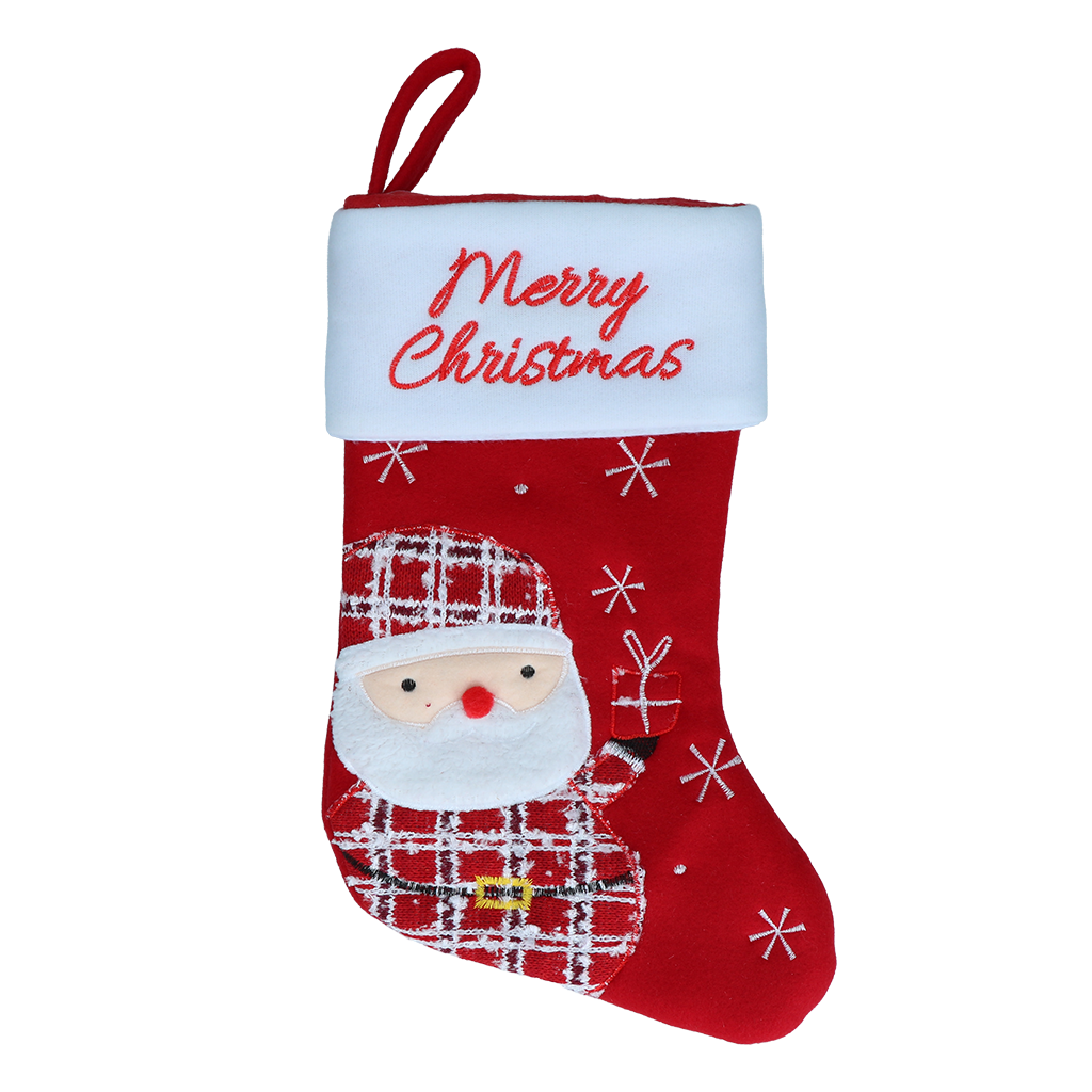 Kerstsokken Christmas Stocking Wooly Santa - Hofman Animal Care - afbeelding 1