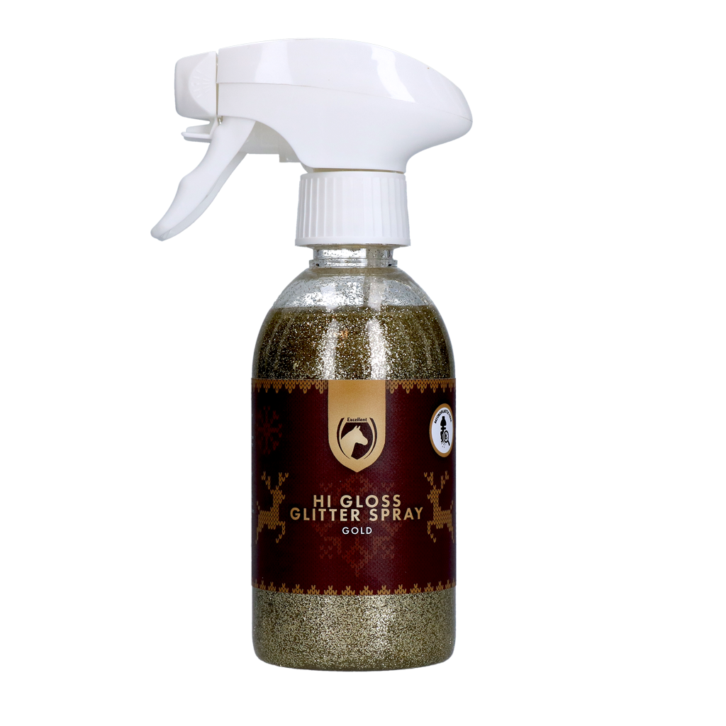 Excellent Horse Christmas Hi Gloss Glitter Spray Goud 250 ml
