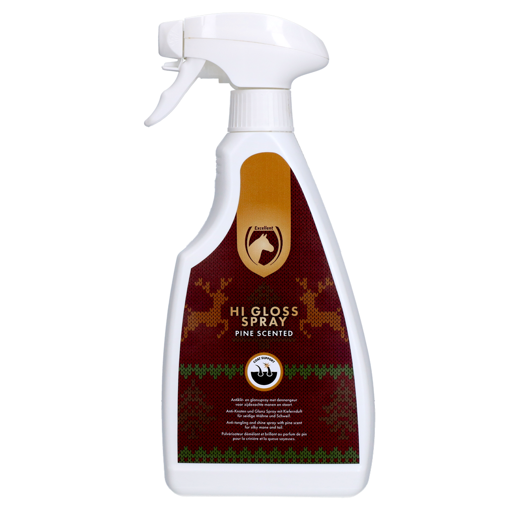 Excellent Horse Christmas Hi Gloss Spray 500 ml - Glans voor staart en manen