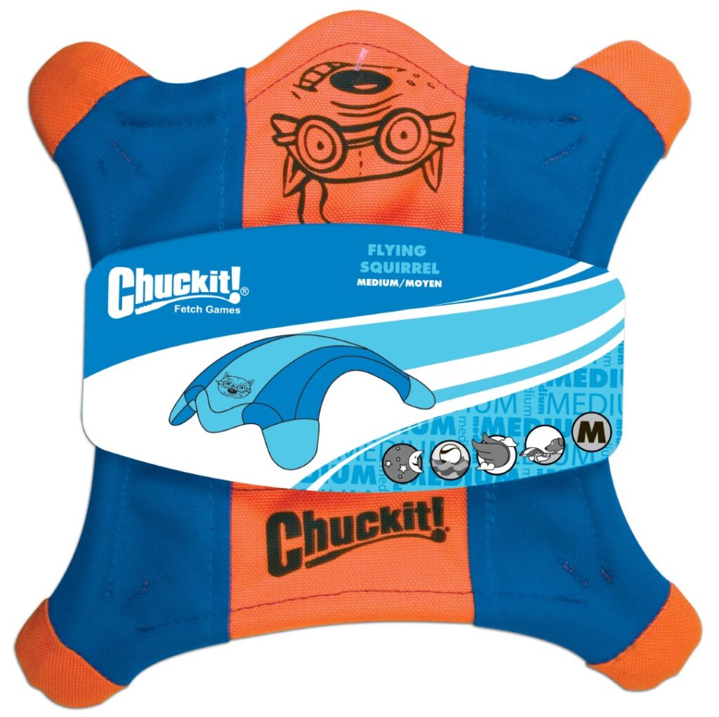 Chuckit! Flying Squirrel M - Frisbee voor Honden 24 cm - afbeelding 1
