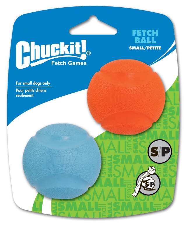 Chuckit! Fetch Ball S (2-pack) - Rubber Speelgoed voor Honden - afbeelding 1