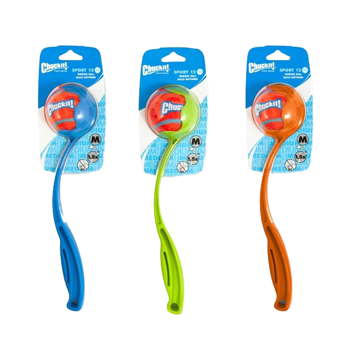 Chuckit! Sport Launcher M - 30 cm met tennisbal - afbeelding 1