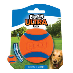 Chuckit! Ultra Ball M - Natuurlijke rubberen bal voor apporteerspel