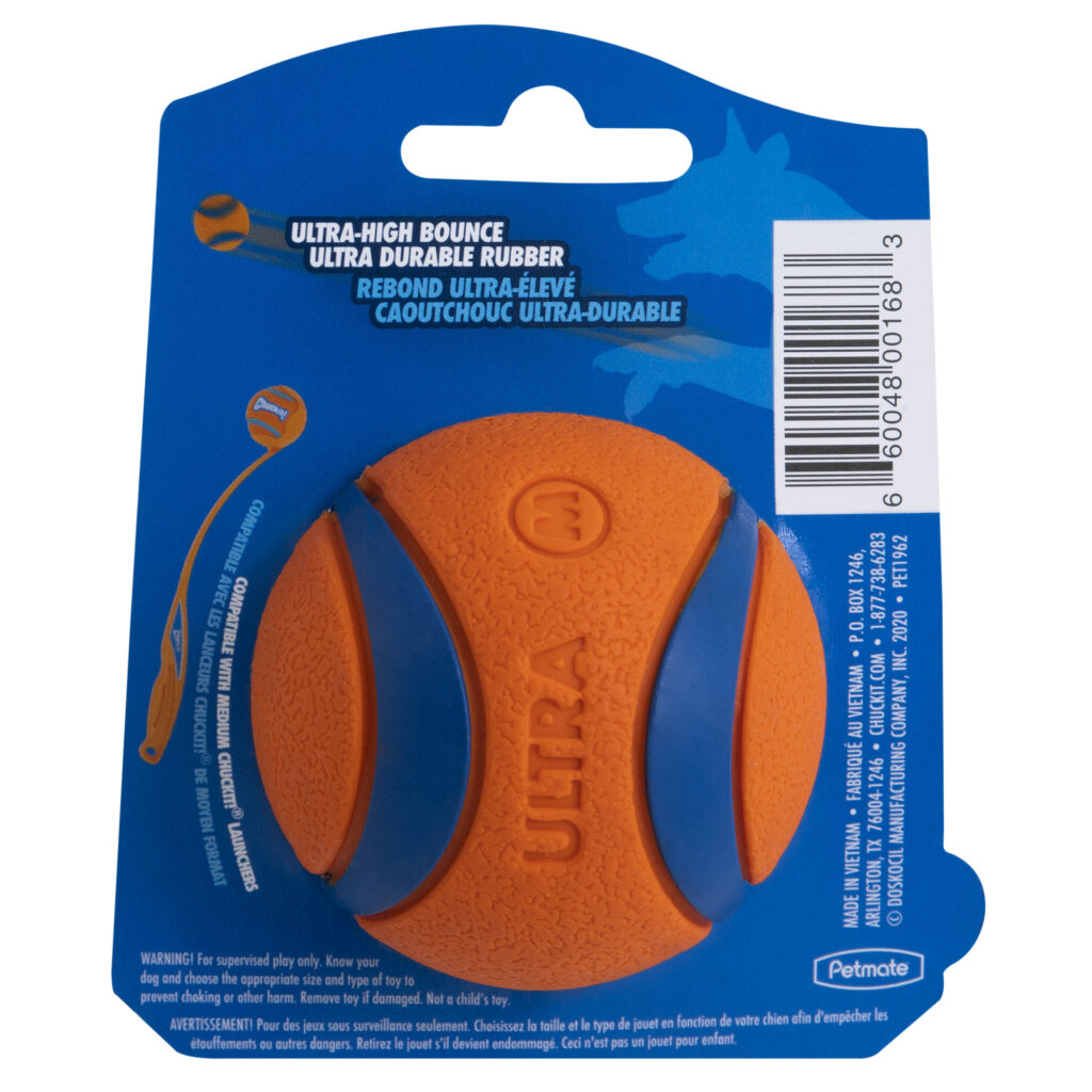 Chuckit! Ultra Ball M - Natuurlijke rubberen bal voor apporteerspel - afbeelding 2