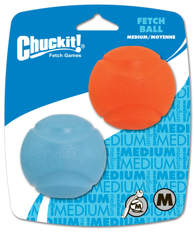Chuckit! Fetch Ball M (2-pack) - Speelgoed voor honden - afbeelding 1