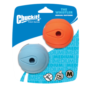 Chuckit! The Whistler M (2-pack) - Fluitende speelballen voor honden