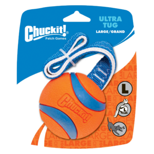 Chuckit! Ultra Tug L - Speelgoed voor Honden met Lint en Tennisbal