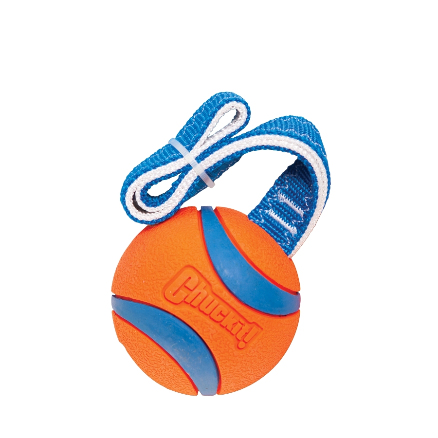 Chuckit! Ultra Tug L - Speelgoed voor Honden met Lint en Tennisbal - afbeelding 3