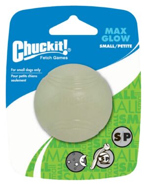 Chuckit! Max Glow S - Lichtgevende bal voor honden, Ø 5 cm