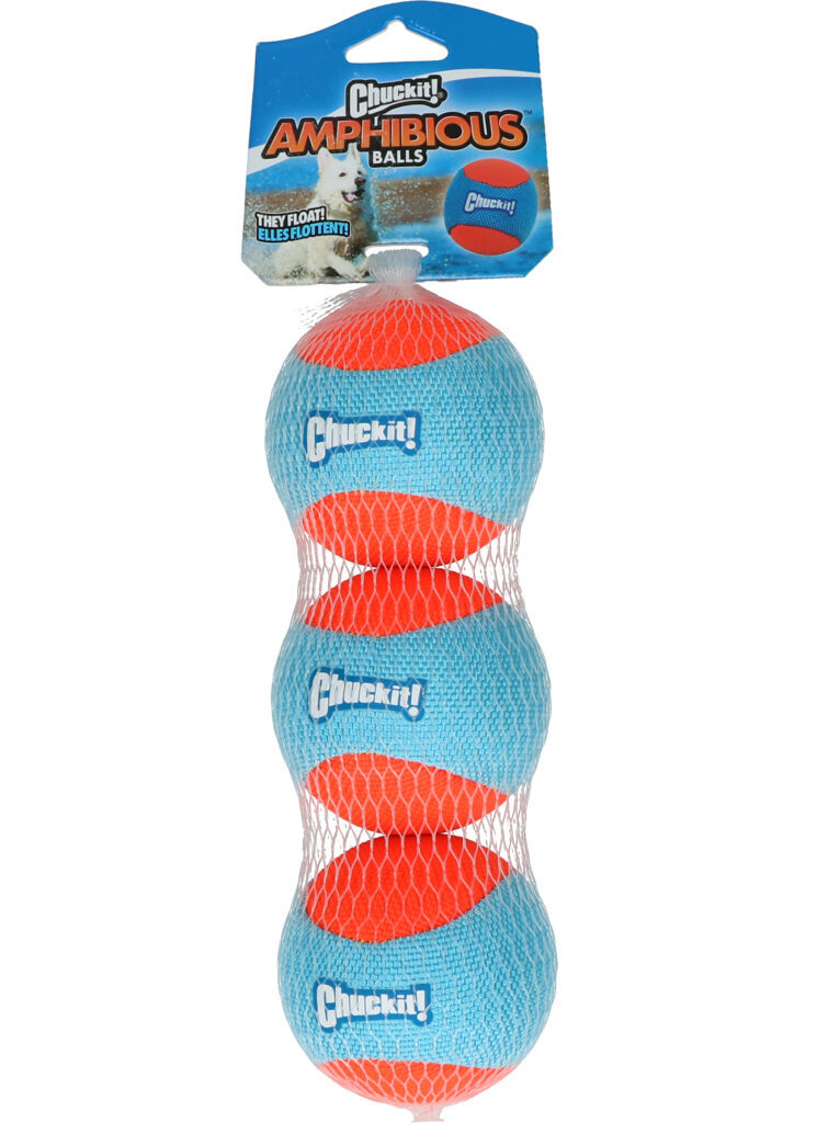 Chuckit! Amphibious Fetch Balls 3-pack - Medium 6 cm - afbeelding 1
