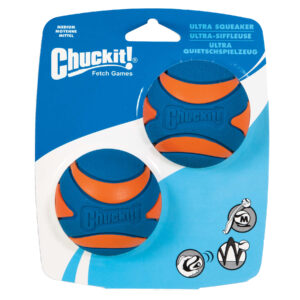 Chuckit! Ultra Squeaker Ball M (2-pack) - Speelgoed voor Honden