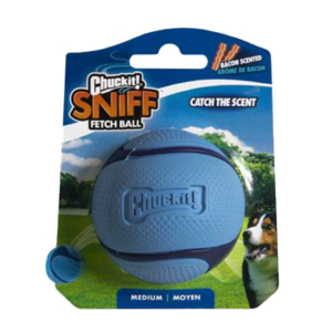 Chuckit! Sniff Fetch Ball Bacon M - Geurende Speelbal voor Honden
