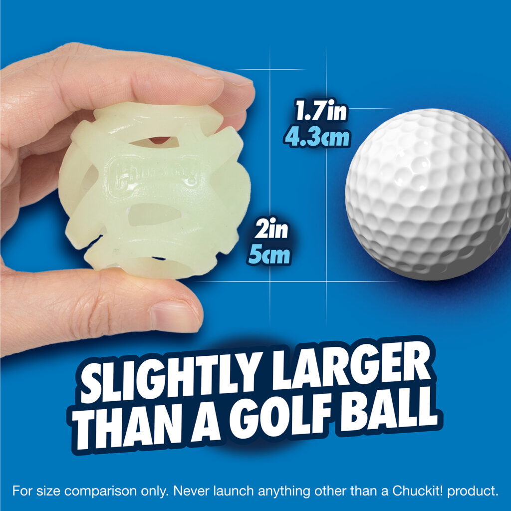 Chuckit! Air Glow Fetch Ball S (2-pack) - Speelgoed voor honden - afbeelding 6
