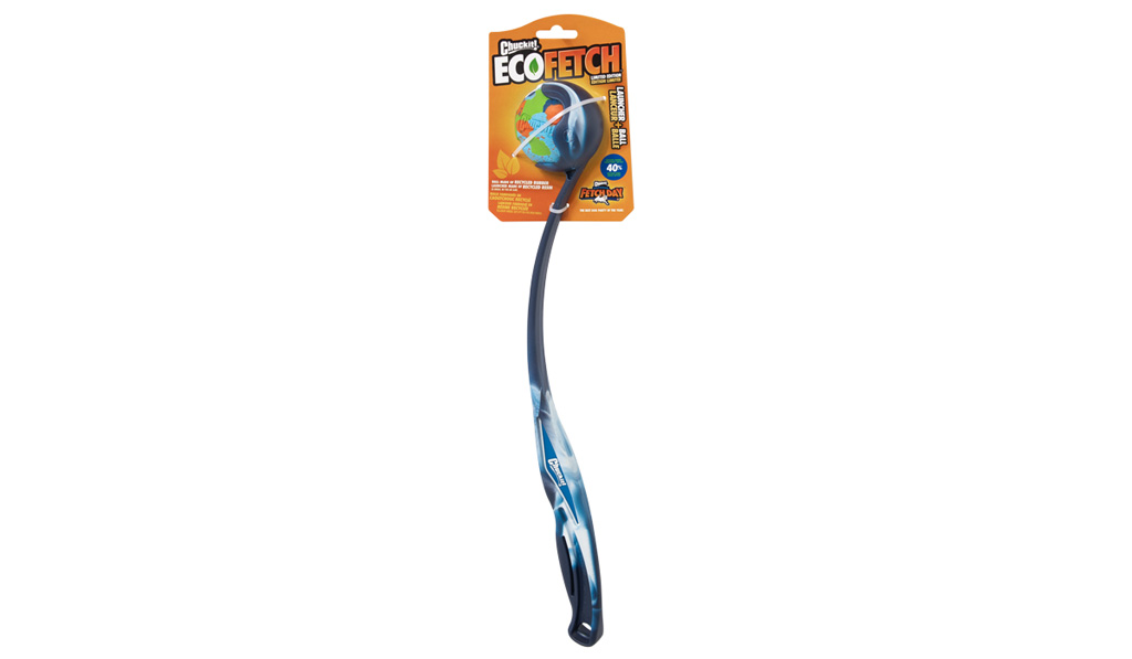Chuckit! Eco Fetch Launcher + Ball - Duurzaam Speelgoed voor Honden - afbeelding 1