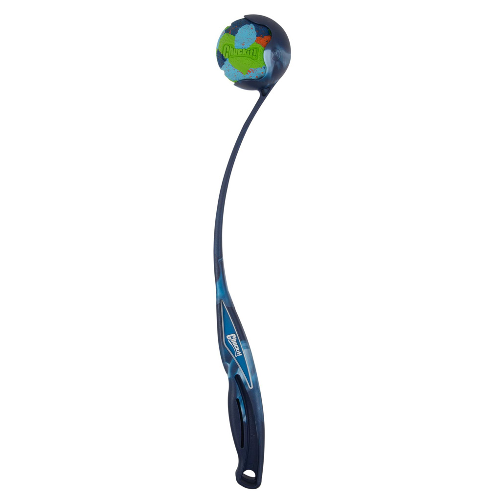 Chuckit! Eco Fetch Launcher + Ball - Duurzaam Speelgoed voor Honden - afbeelding 2