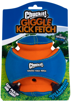 Chuckit! Giggle Kick Fetch - Apporteerbal met Geluid Ø 14 cm