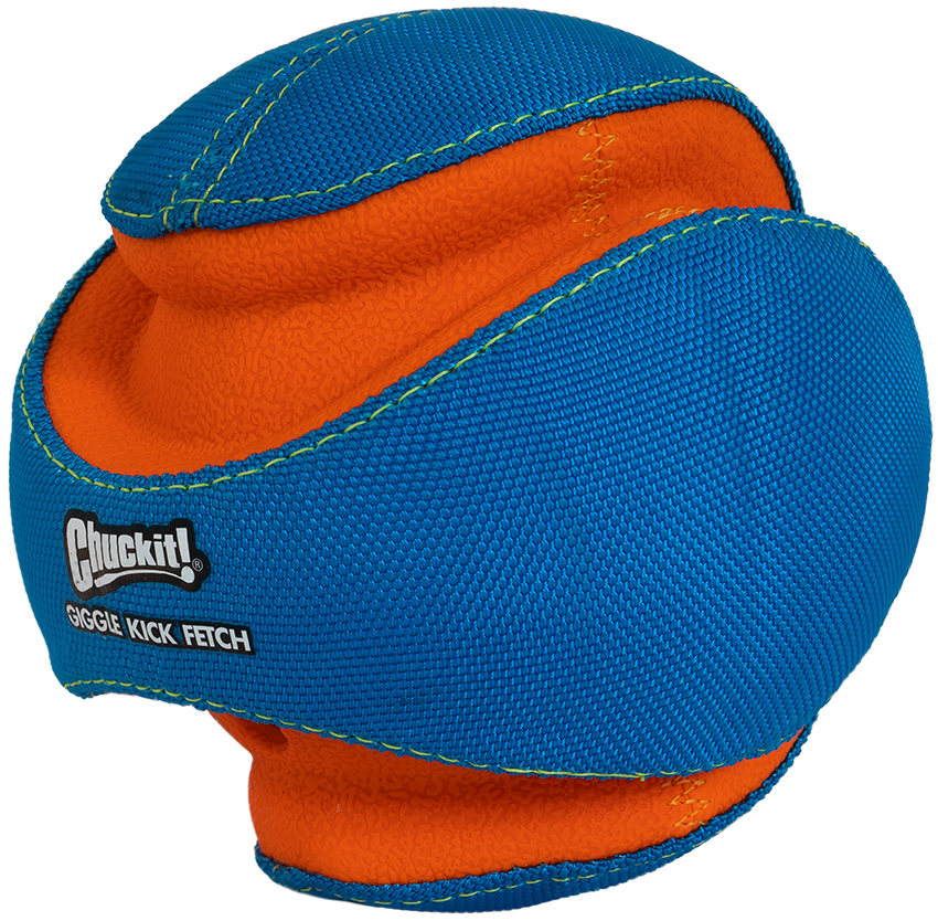 Chuckit! Giggle Kick Fetch - Apporteerbal met Geluid Ø 14 cm - afbeelding 3