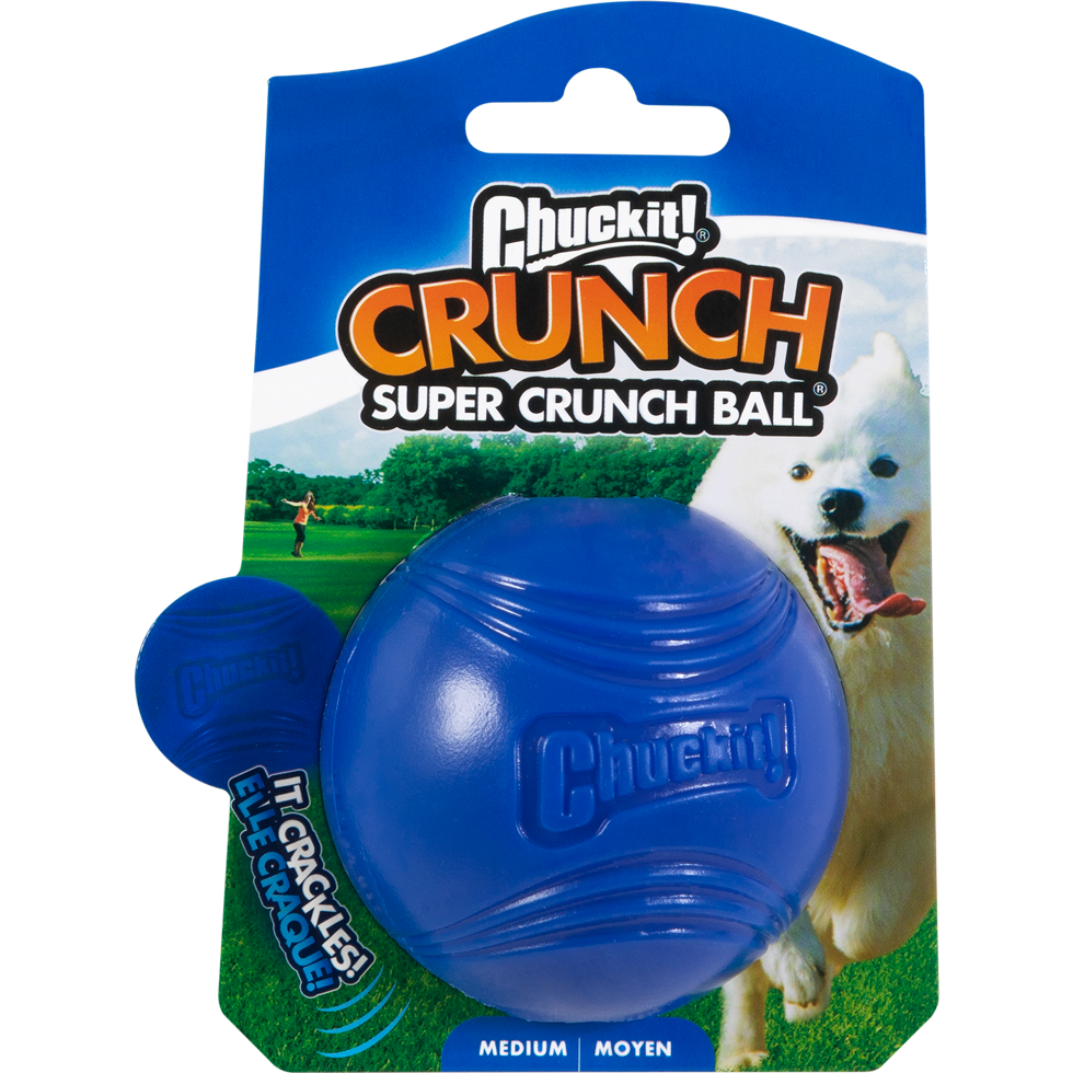 Chuckit! Super Crunch Ball M - Krakend Speelgoed voor Honden - afbeelding 1