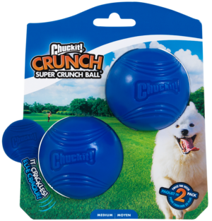 Chuckit! Super Crunch Ball M (2-pack) - Speelgoed voor Honden