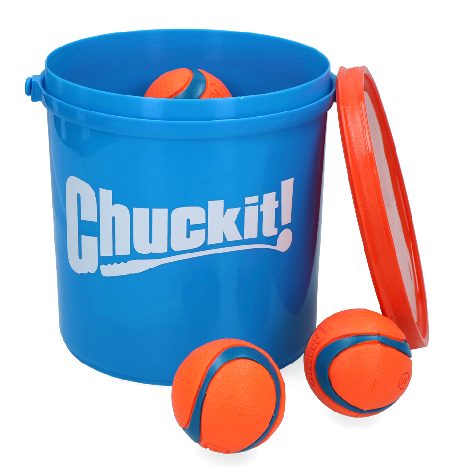 Chuckit! Bucket met 8 medium ballen - afbeelding 2