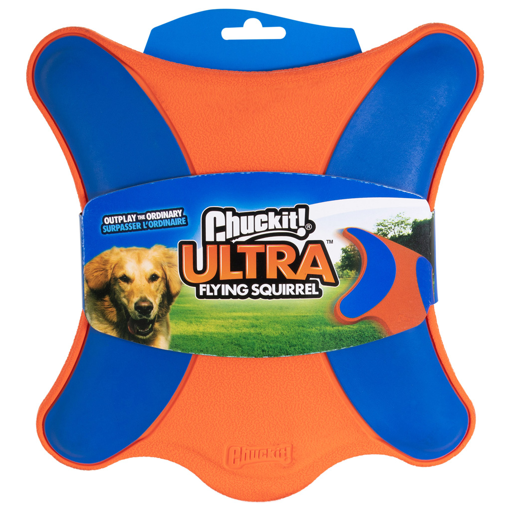 Chuckit! Ultra Flying Squirrel - Stevige Frisbee voor Hondenspelletjes - afbeelding 1