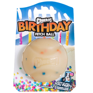 Chuckit! Birthday Fetch Ball M - Speelbal met Vanillegeur