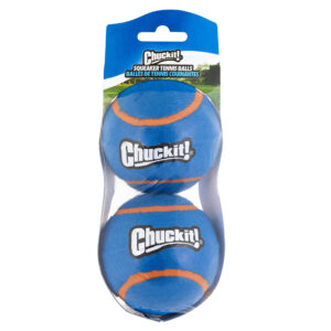 Chuckit! Squeaker Tennis Balls L (2-pack) - Duurzame Speelballen met Pieper