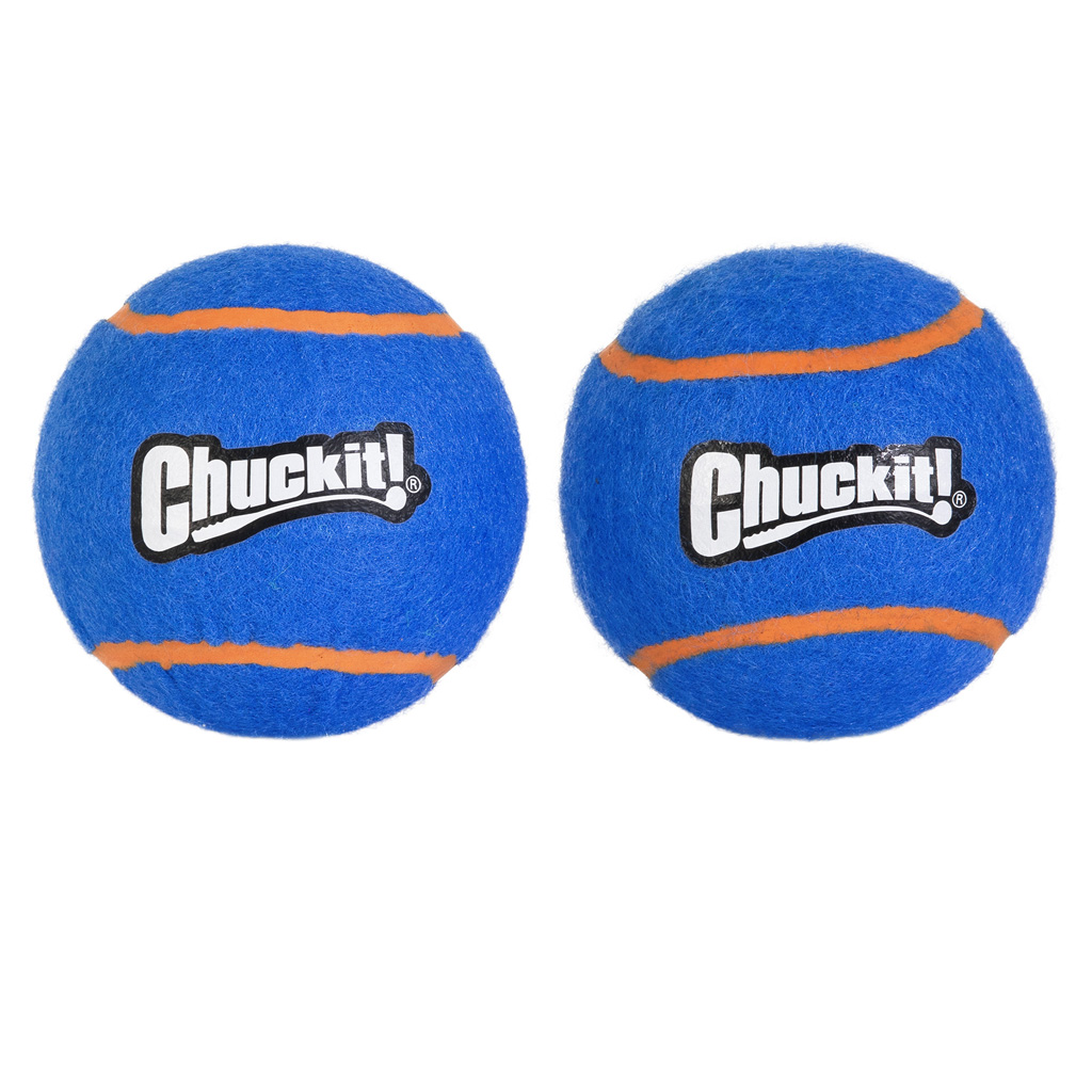 Chuckit! Squeaker Tennis Balls XL (2-pack) - Duurzame speelballen met pieper - afbeelding 2