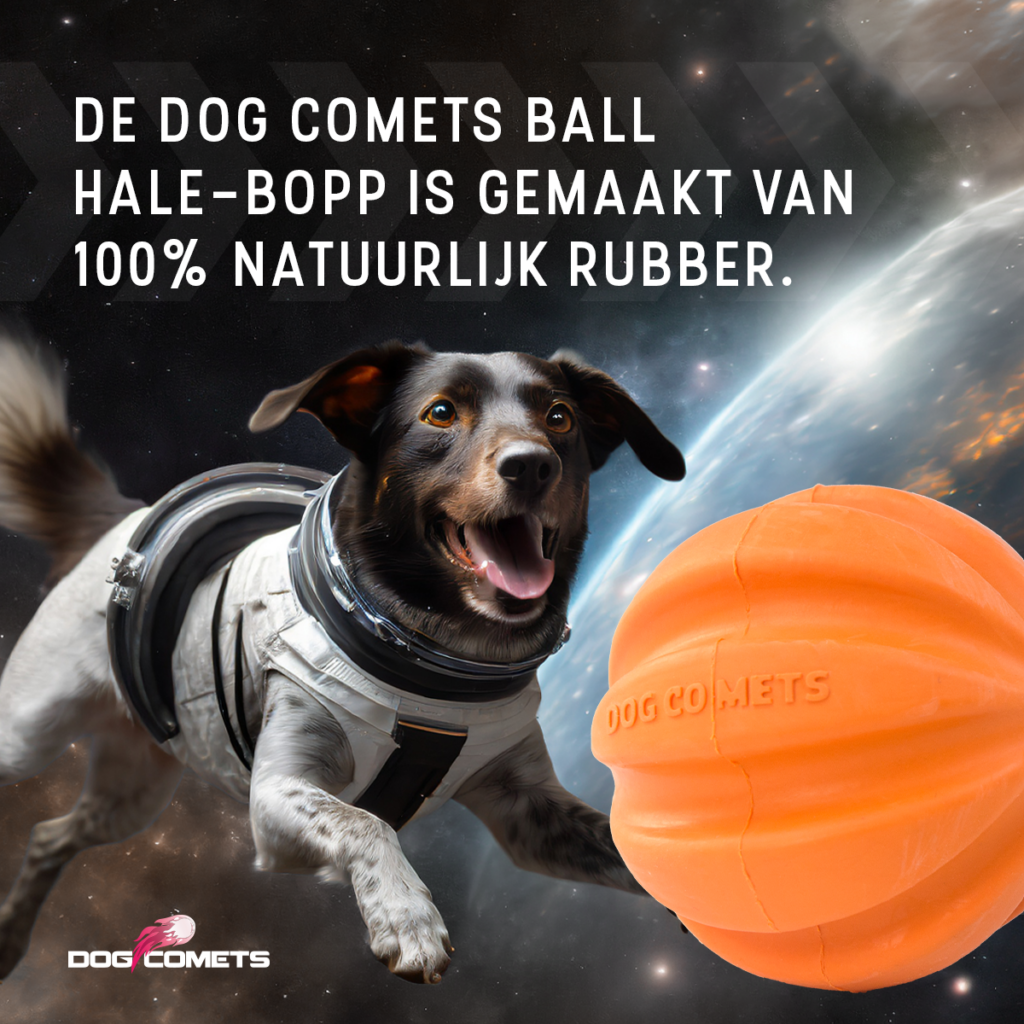 Dog Comets Swift Tuttle Met Touw Oranje - Hondenbal voor Apporteren - afbeelding 5