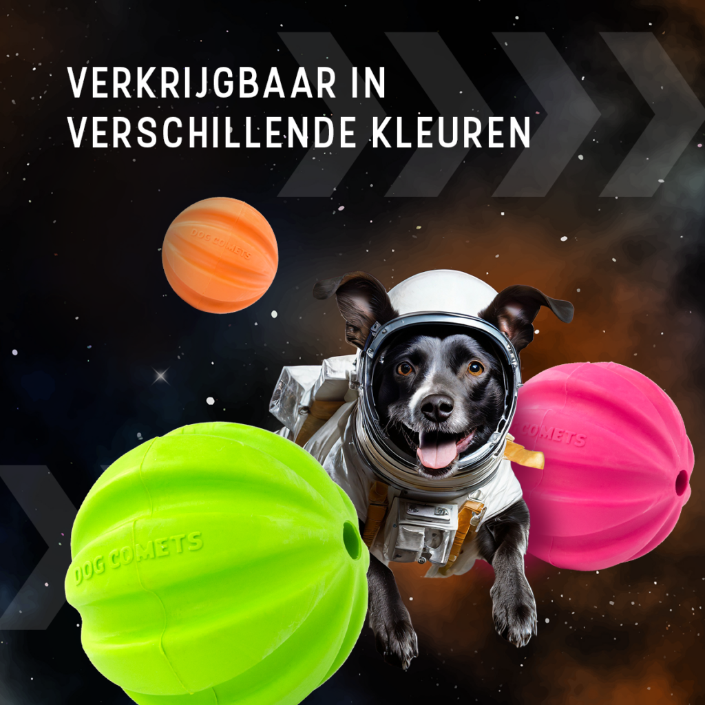 Dog Comets Swift Tuttle Met Touw Oranje - Hondenbal voor Apporteren - afbeelding 3