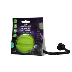 Dog Comets Hale Bopp Hondenbal met Touw Groen