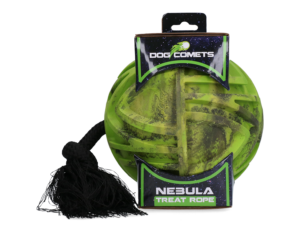 Dog Comets Nebula Treat Rope Groen - 3-in-1 Hondenspeeltje