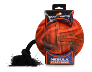 Dog Comets Nebula Treat Rope Oranje - 3-in-1 Hondenspeeltje