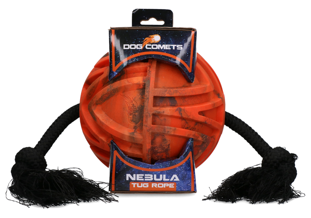 Dog Comets Nebula Tug Rope Oranje - Trek- en apporteerspeelgoed