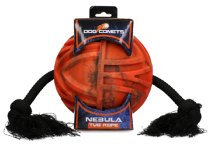 Dog Comets Nebula Tug Rope Oranje - Trek- en apporteerspeelgoed