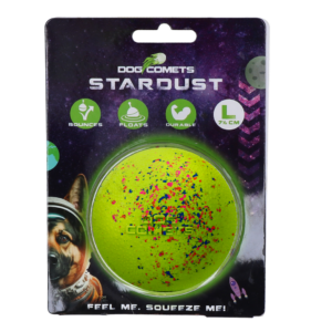 Dog Comets Stardust Bal Groen L - Speelgoed voor Honden