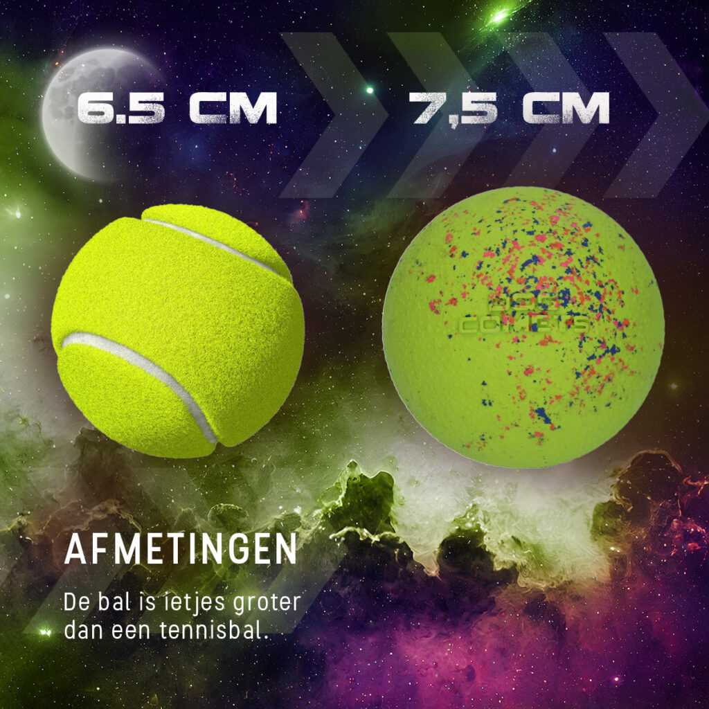 Dog Comets Stardust Bal Groen L - Speelgoed voor Honden - afbeelding 6