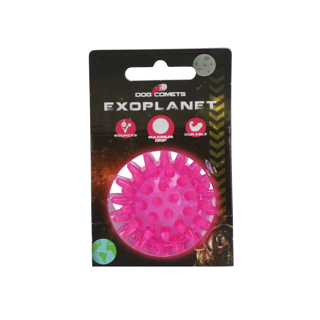 Dog Comets Exoplanet Egelbal S Roze - Speelgoed voor Honden - afbeelding 1