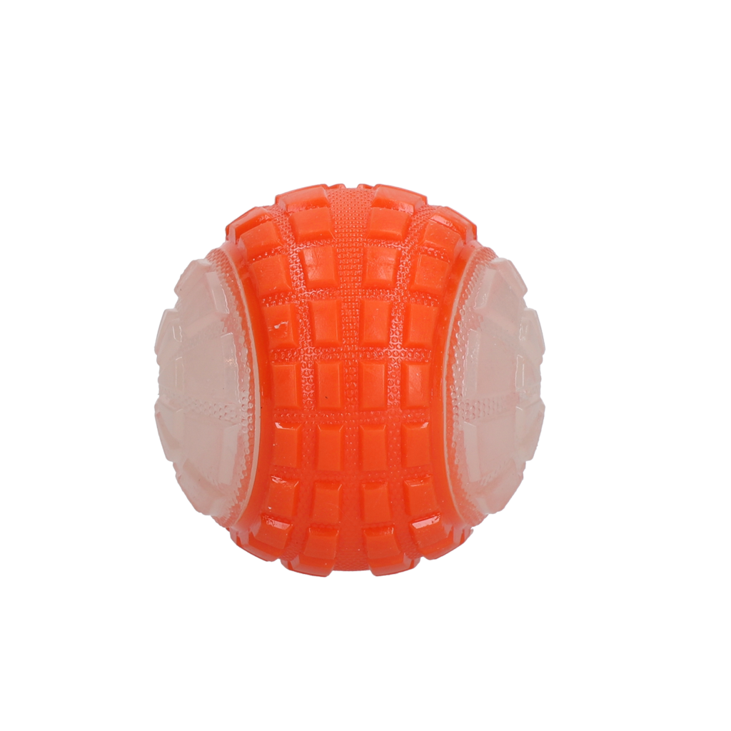 Dog Comets Glow In The Dark Moon Bal M Oranje - Speelgoed voor Honden - afbeelding 3