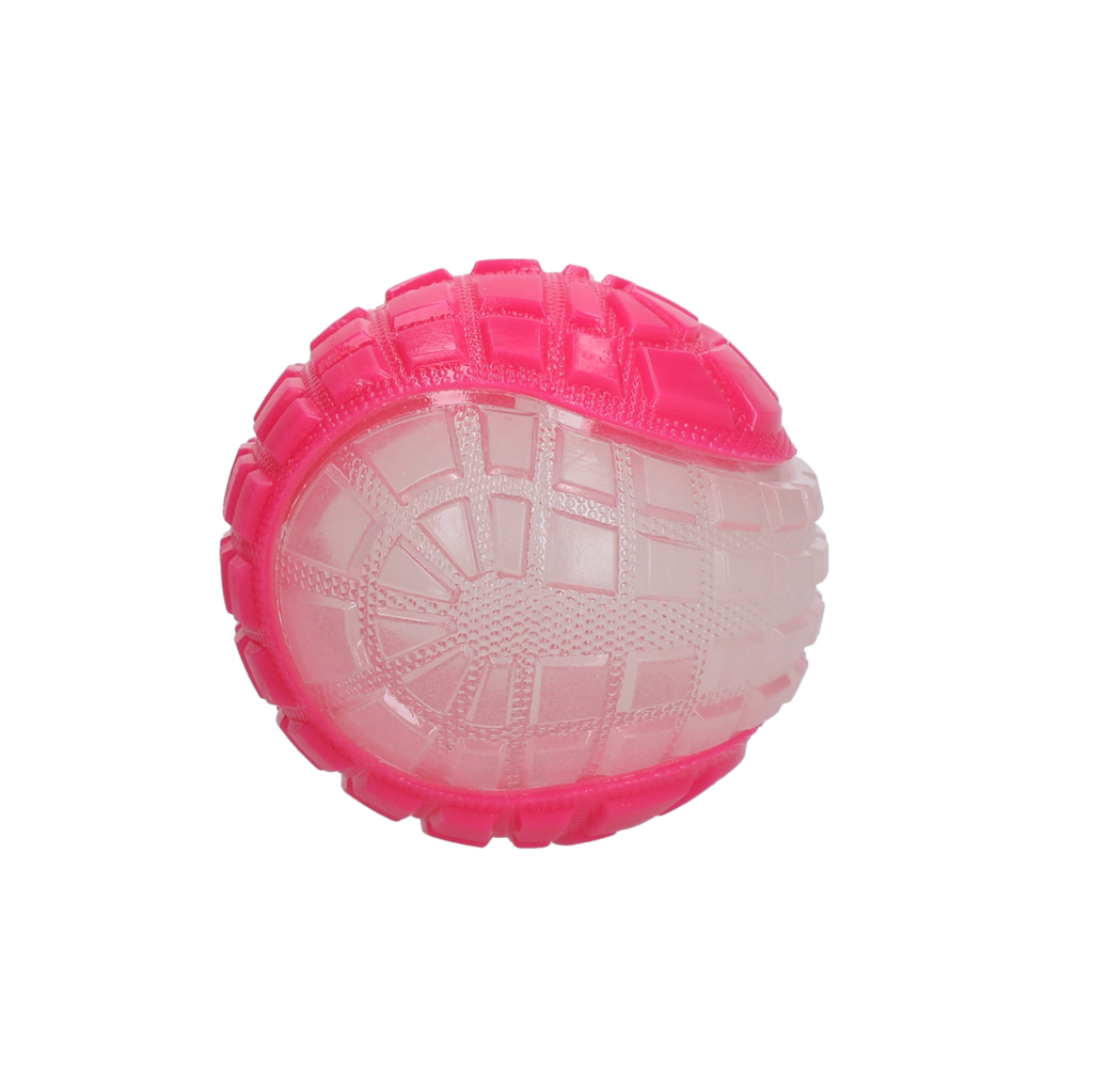 Dog Comets Glow In The Dark Moon Bal M Roze - Speelgoed voor Honden - afbeelding 2